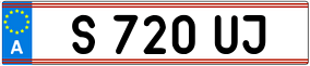 Truck License Plate